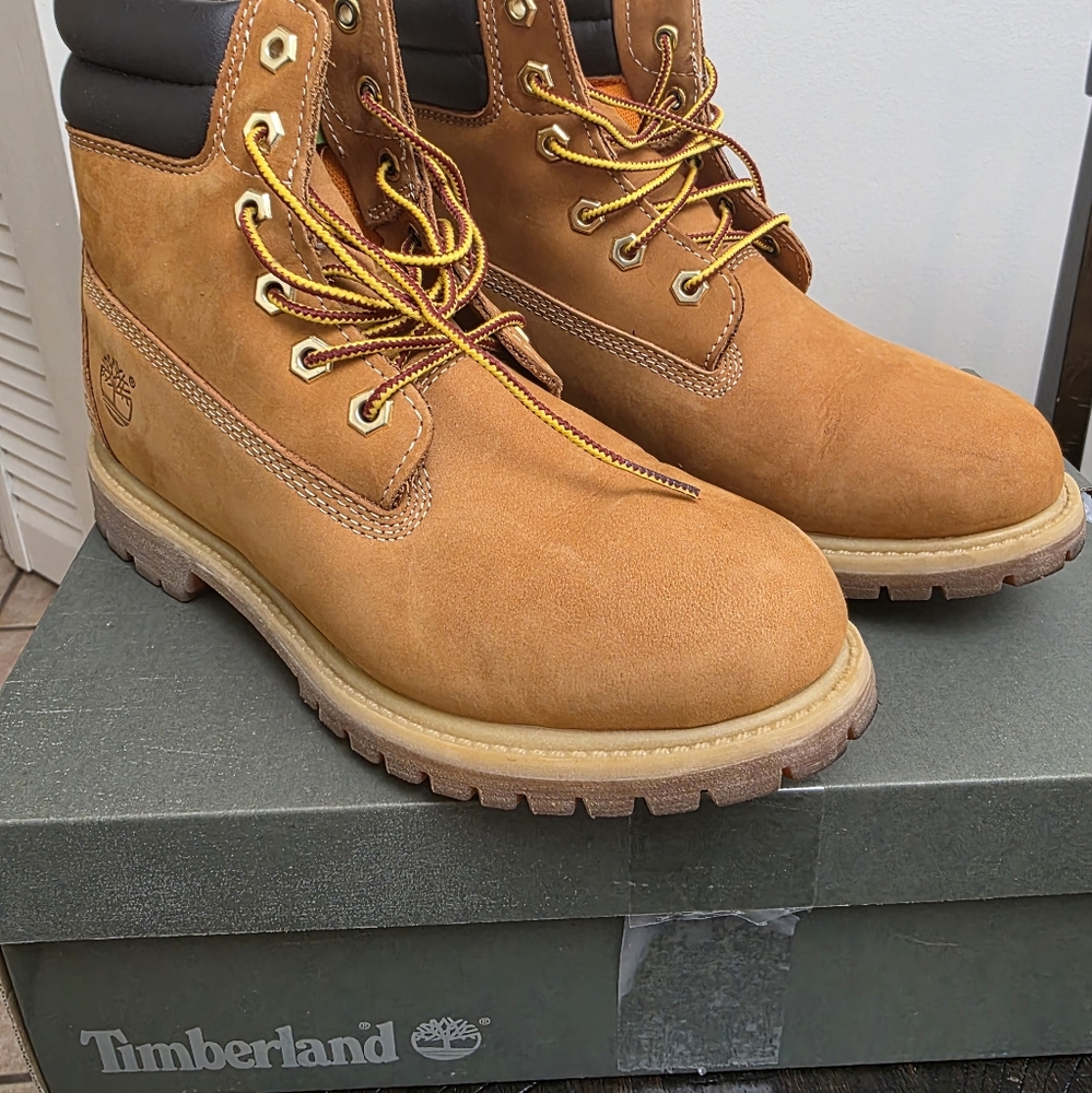 Timberland Double Collar Wheat Boots